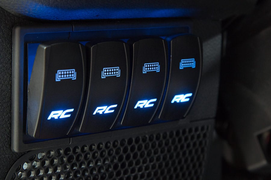 Auxiliary Switch Bezel | Quad - Lighting & Acc (Image 2 of 3)