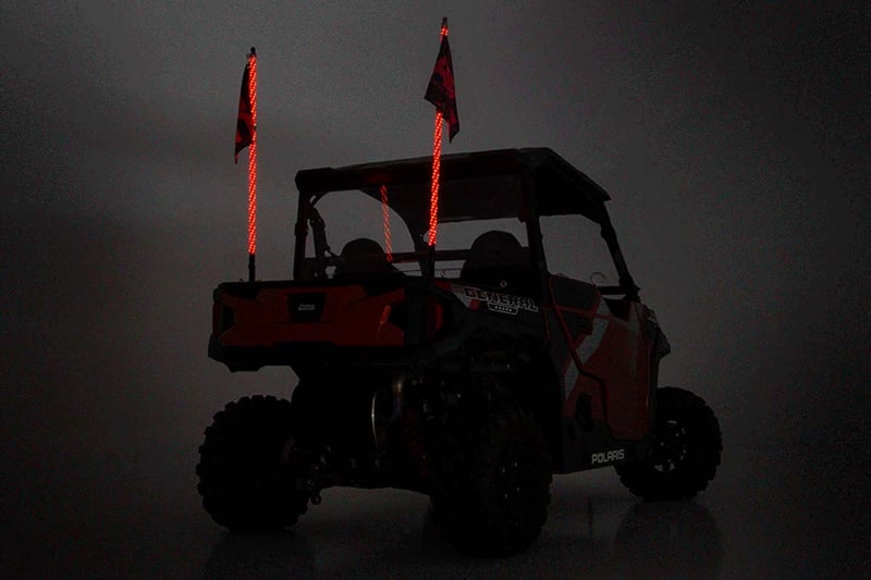 RC Multi-Color LED | Whip | 4' Long | Pair (manufacturer page)