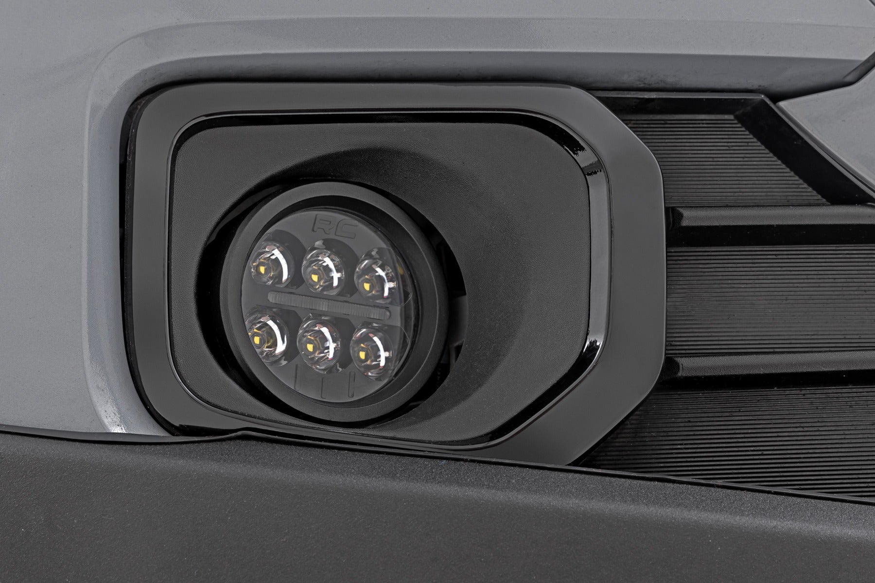 LED Fog Light Kit | 3.5 Inch Round Black Series | Amber DRL | Toyota Tacoma (16-23) - Lighting & Acc (Image 1 of 6)