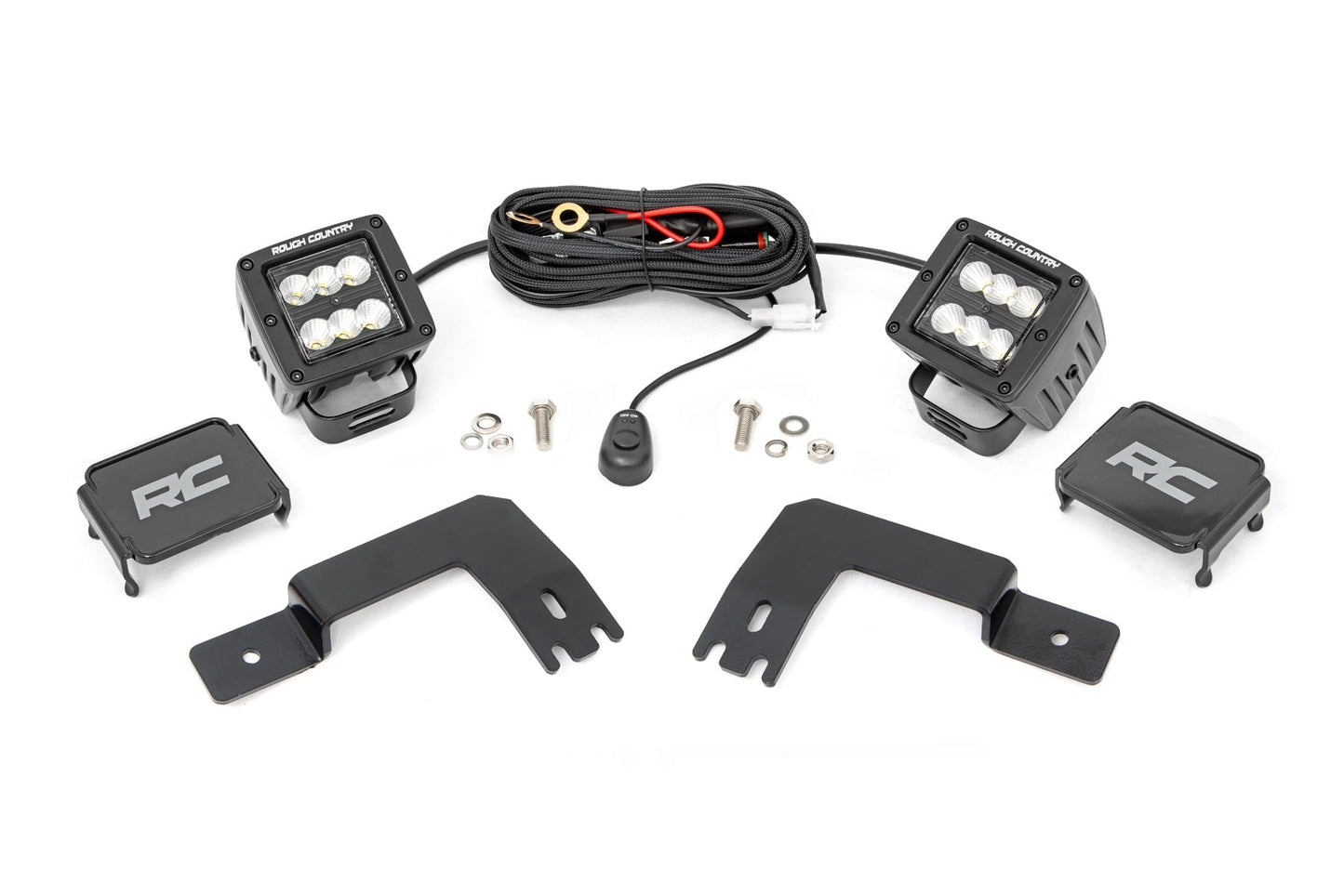 LED Light | Under Bed Mount | 2" Black Pair | Flood | Polaris XPEDITION ADV 5 - Lighting & Acc (Image 1 of 6)