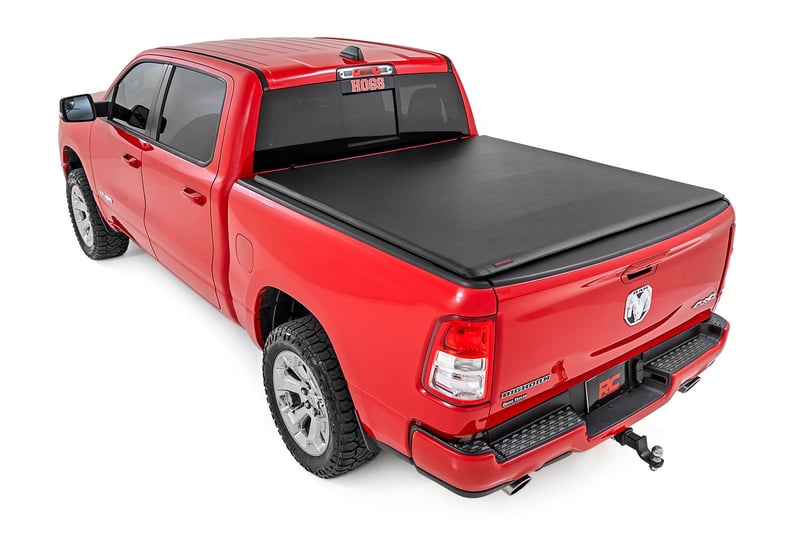 RC Soft Roll Up Bed Cover | 6'4" Bed | Ram 1500 (19-26)/1500 TRX (21-24) (manufacturer page)