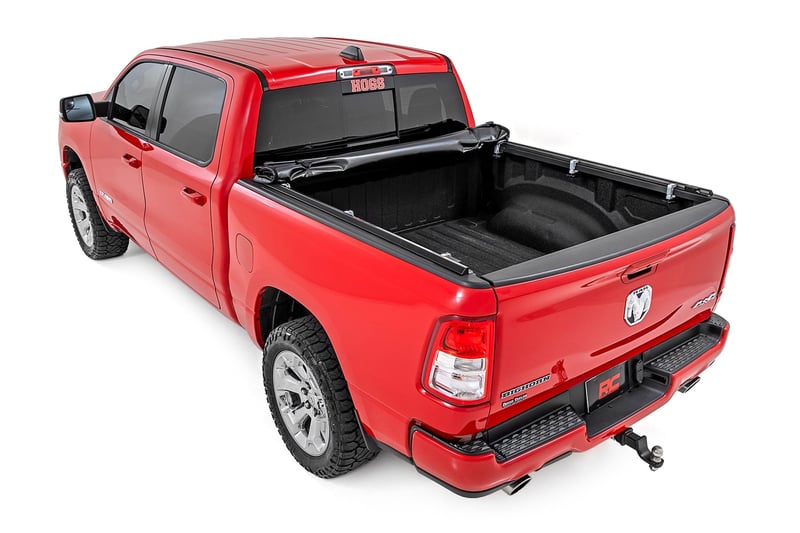 RC Soft Roll Up Bed Cover | 6'4" Bed | Ram 1500 (19-26)/1500 TRX (21-24) (manufacturer page)