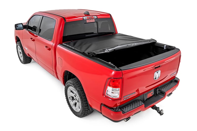 RC Soft Roll Up Bed Cover | 6'4" Bed | Ram 1500 (19-26)/1500 TRX (21-24) (manufacturer page)