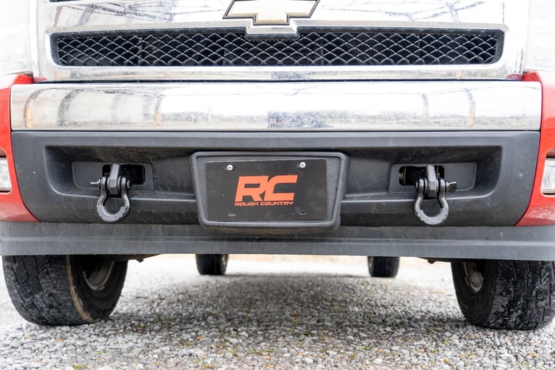 RC Tow Hook Brackets | Chevy Silverado & GMC Sierra 1500 2WD/4WD (2007-2013) (manufacturer page)