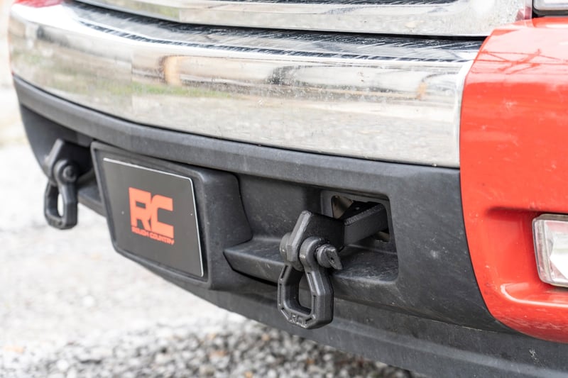 RC Tow Hook Brackets | Chevy Silverado & GMC Sierra 1500 2WD/4WD (2007-2013) (manufacturer page)