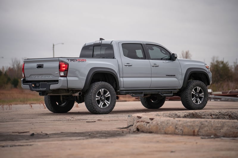RC Sport Fender Flares | 218 Midnight Black Metallic | Toyota Tacoma (16-23) (manufacturer page)