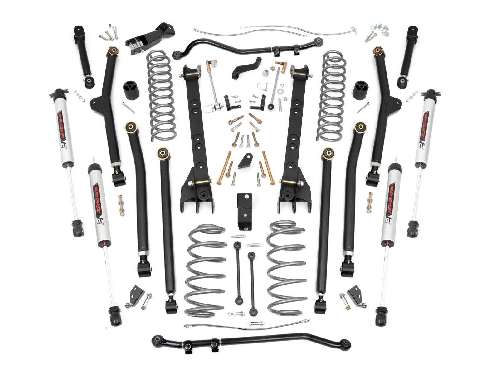 6 Inch Lift Kit | Long Arm | V2 | Jeep Wrangler TJ 4WD (1997-2006) - Susp Lift Kits 4wd (Image 1 of 3)