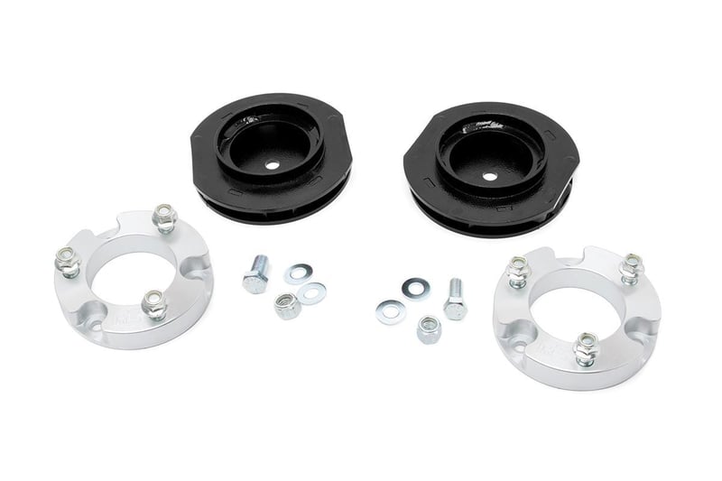 RC 2 Inch Lift Kit | Red Spacers | Toyota FJ Cruiser 2WD/4WD (2007-2014) (manufacturer page)