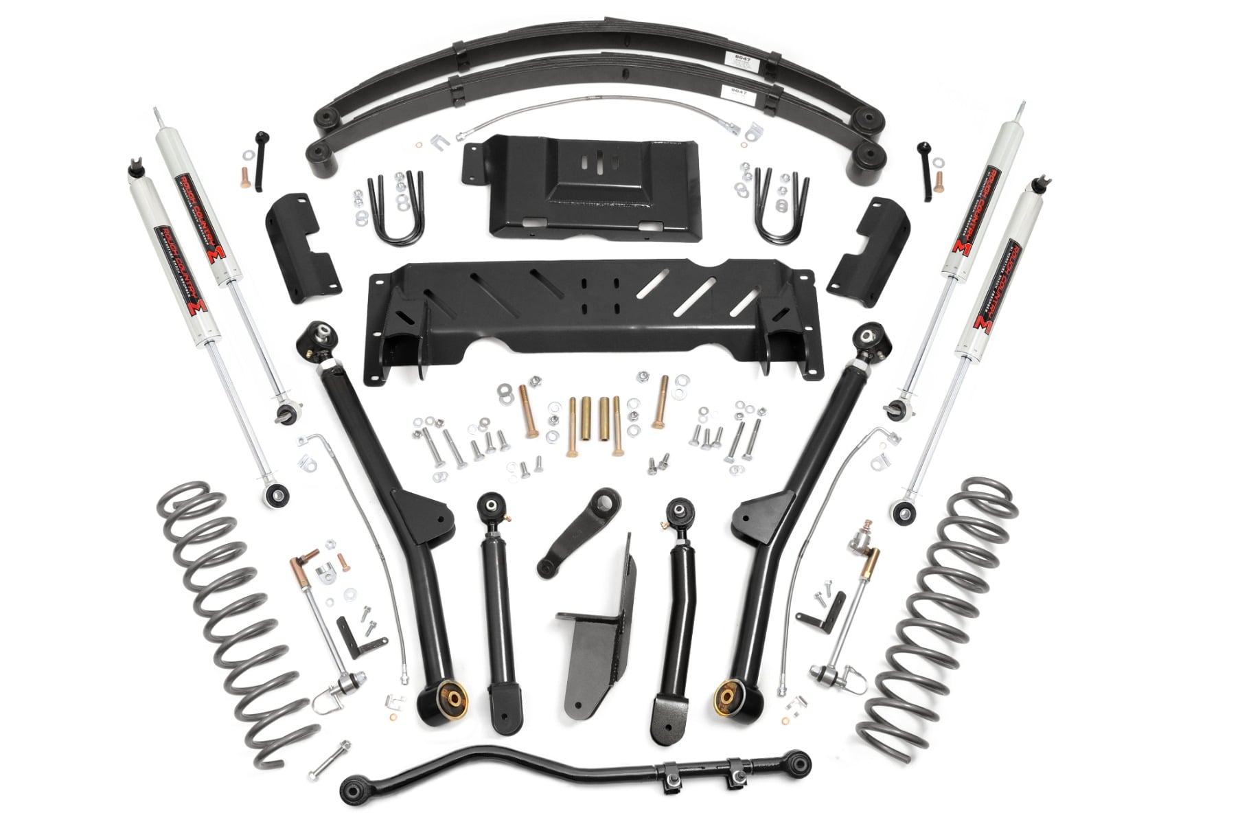 4.5 Inch Lift Kit | Long Arm | RR Leafs | M1 | Jeep Cherokee XJ 4WD (84-01) - Susp Lift Kits 4wd