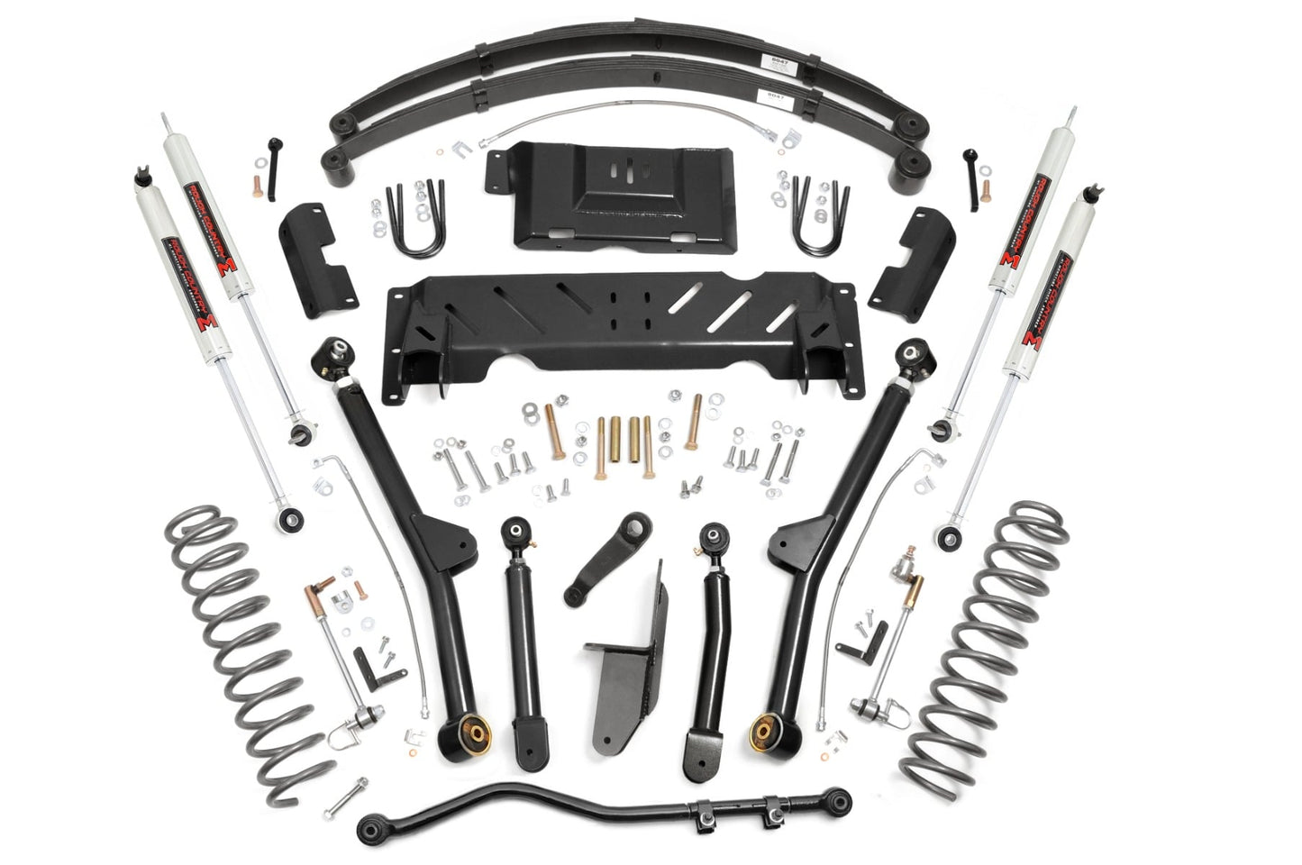 4.5 Inch Lift Kit | Long Arm | RR Leafs | M1 | Jeep Cherokee XJ 4WD (84-01) - Susp Lift Kits 4wd