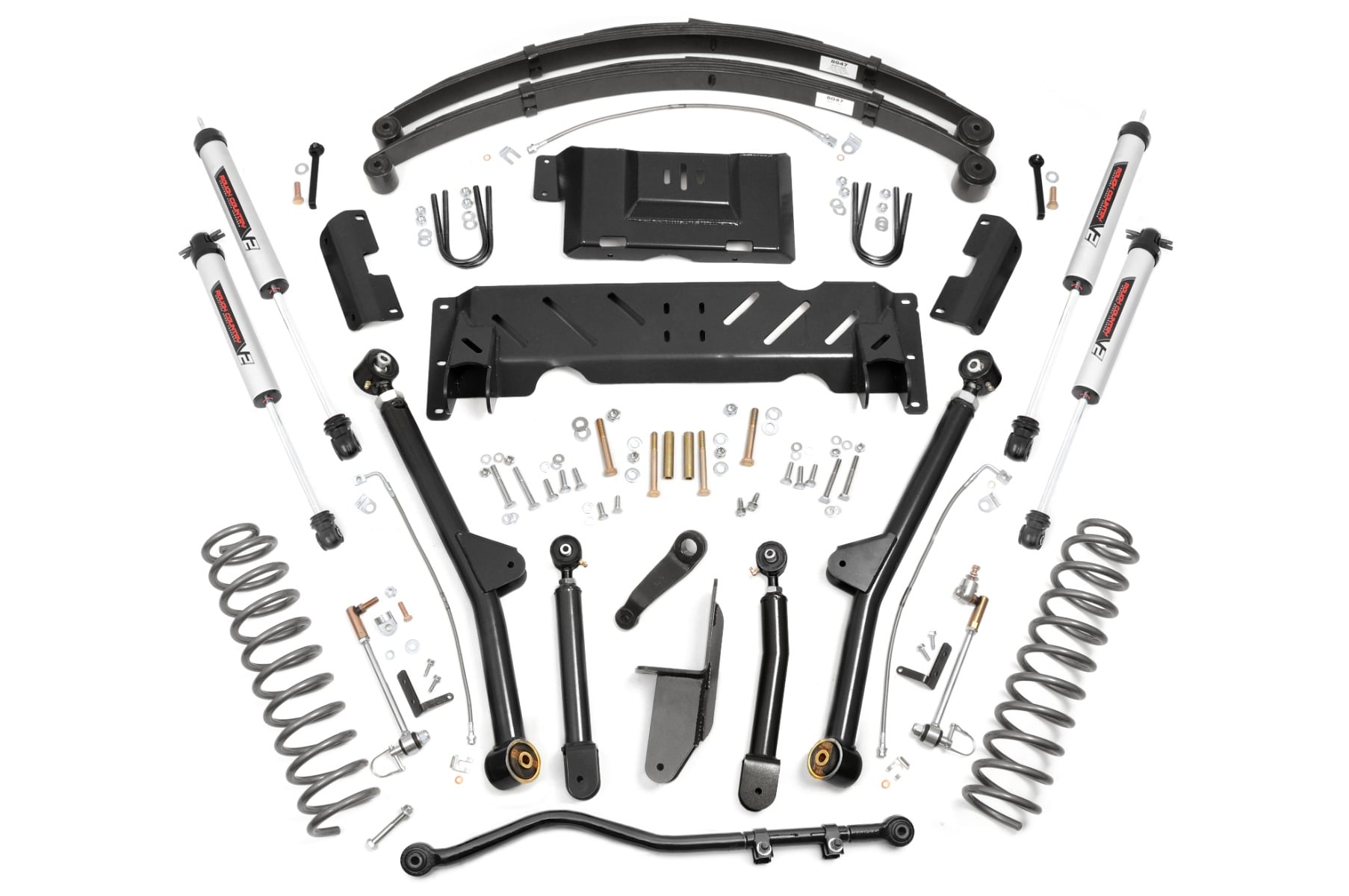 4.5 Inch Lift Kit | Long Arm | RR Leafs | V2 | Jeep Cherokee XJ 4WD (84-01) - Susp Lift Kits 4wd